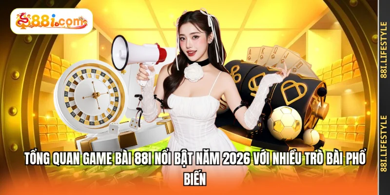 Tổng quan game bài 88I nổi bật năm 2026 với nhiều trò bài phổ biến